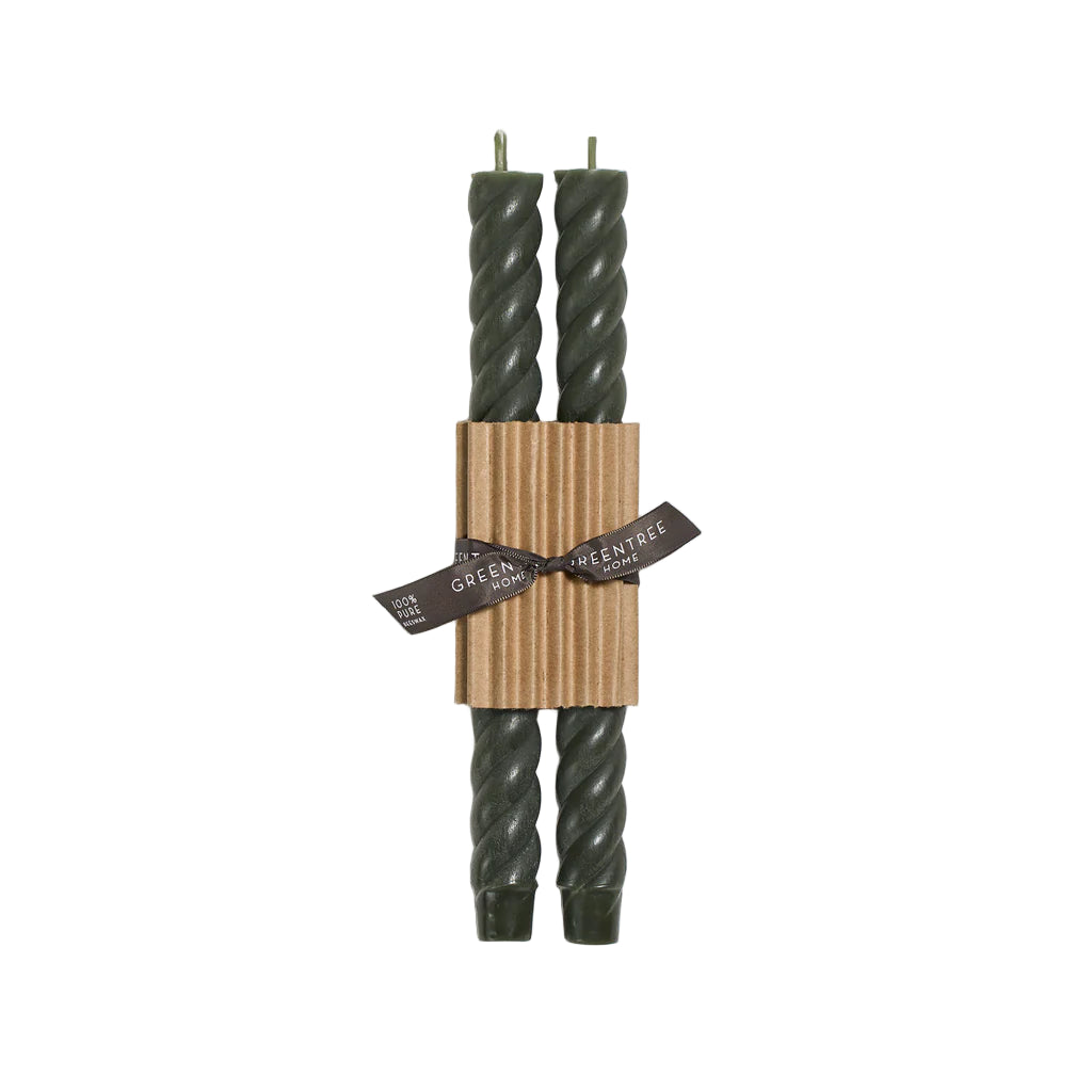 Greentree Home Candle Rope Tapers