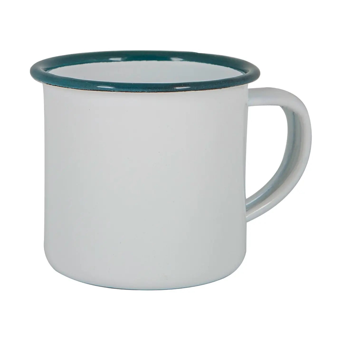 White + Sea Enamel Espresso Cup -Argon Tableware
