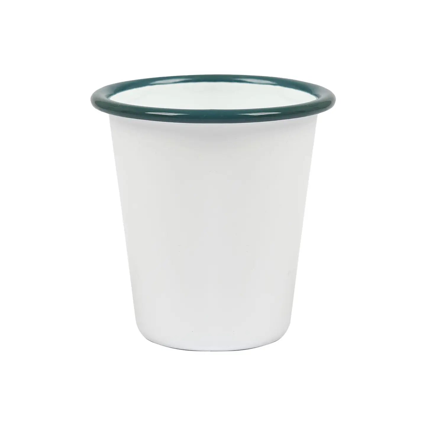 White + Sea Enamel Tumbler by Argon Tableware