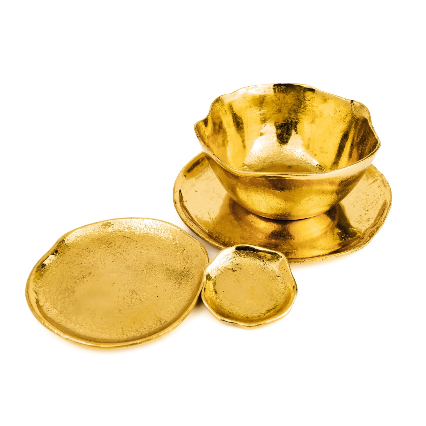 Aperitivo Plate- Brass