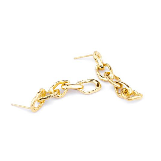 Catena Earrings: 10k Gold