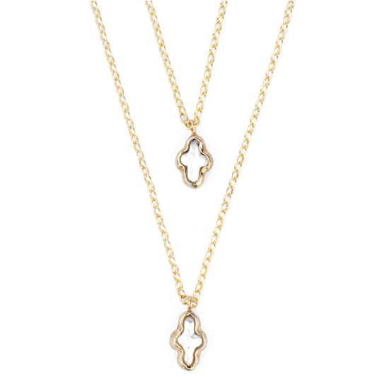 Pearl Cross Necklace