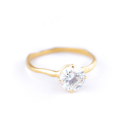 Moissanite Seas Ring