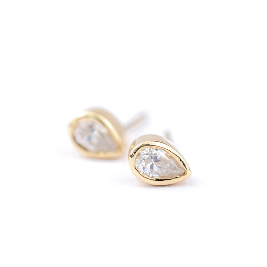 Marea Moissanite Studs