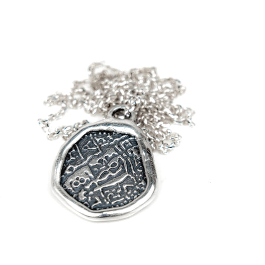 Silver Seas Coin Necklace