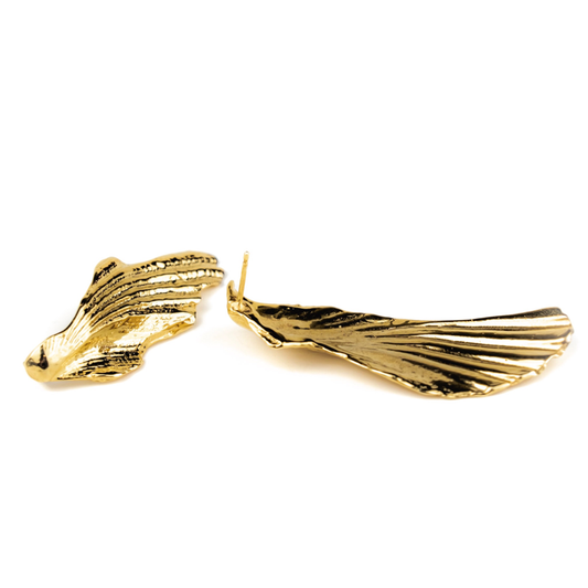 Gold Sea Earrings
