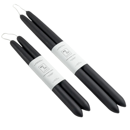 Dipped Beeswax Taper Candles - Set of 2