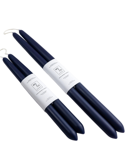 Dipped Beeswax Taper Candles - Set of 2