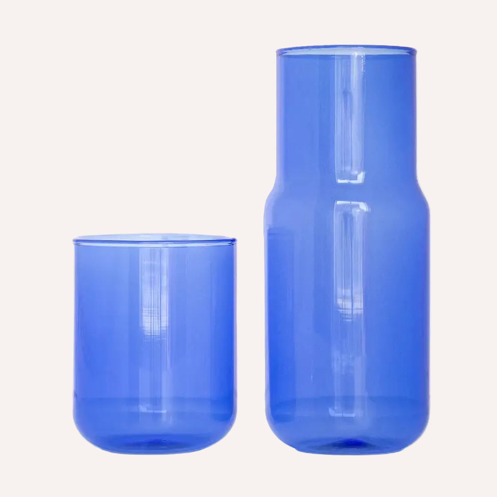 Gry Mattr Tinted Glass Carafe - Pool
