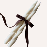 Twisted Taper Soy Wax Candle- Set of 2