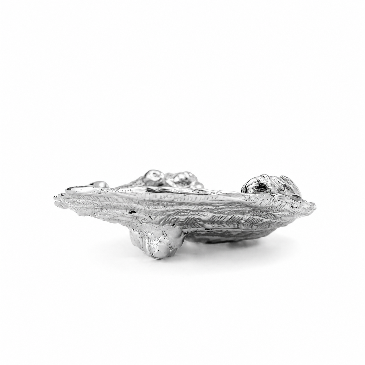 Barnacle Salt Dish- Silver