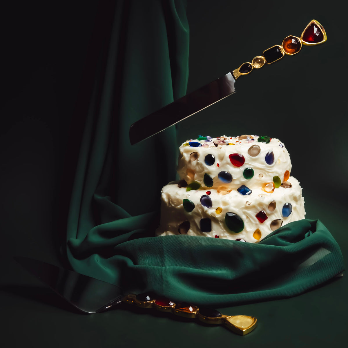 Gemstone Cake Serving Set