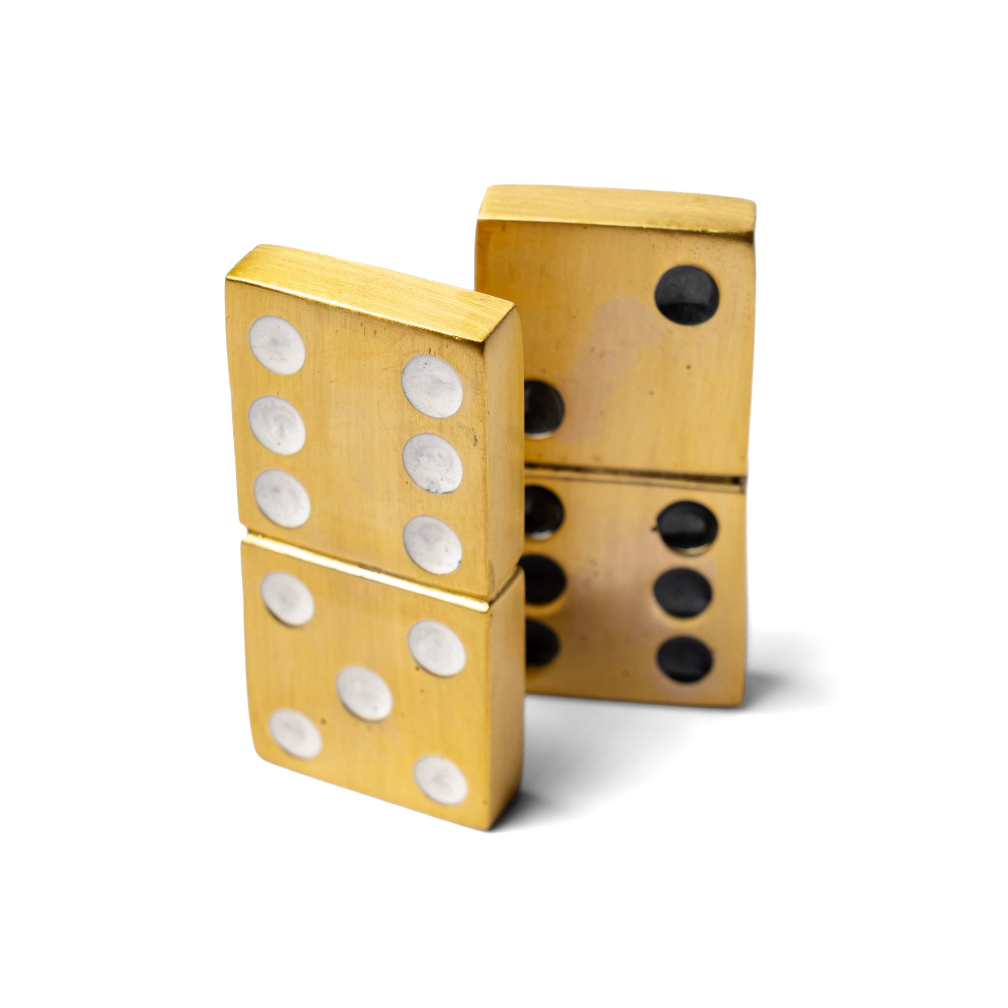 Brass Dominoes Set