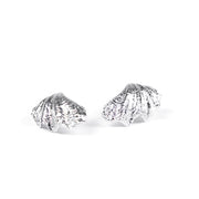 Derasa Shell Studs: Sterling Silver