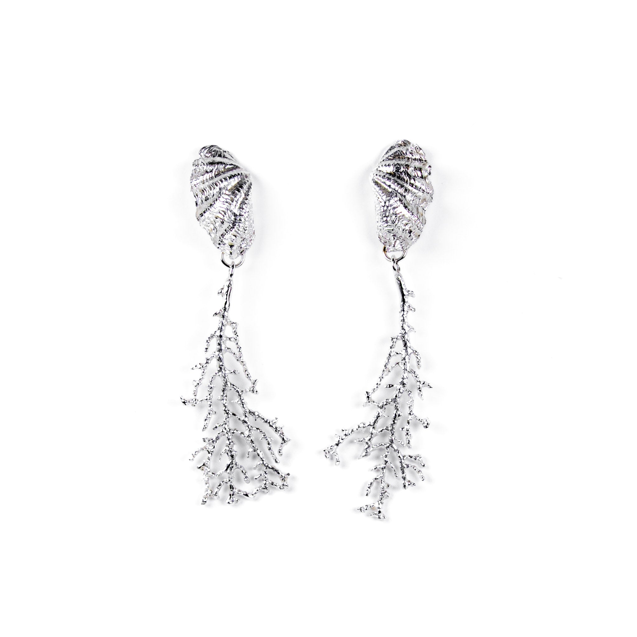 Desara Coral Shell Earrings