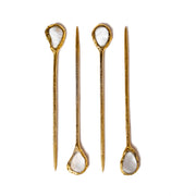 NEW: Oyster Pearl Cocktail Pick Set