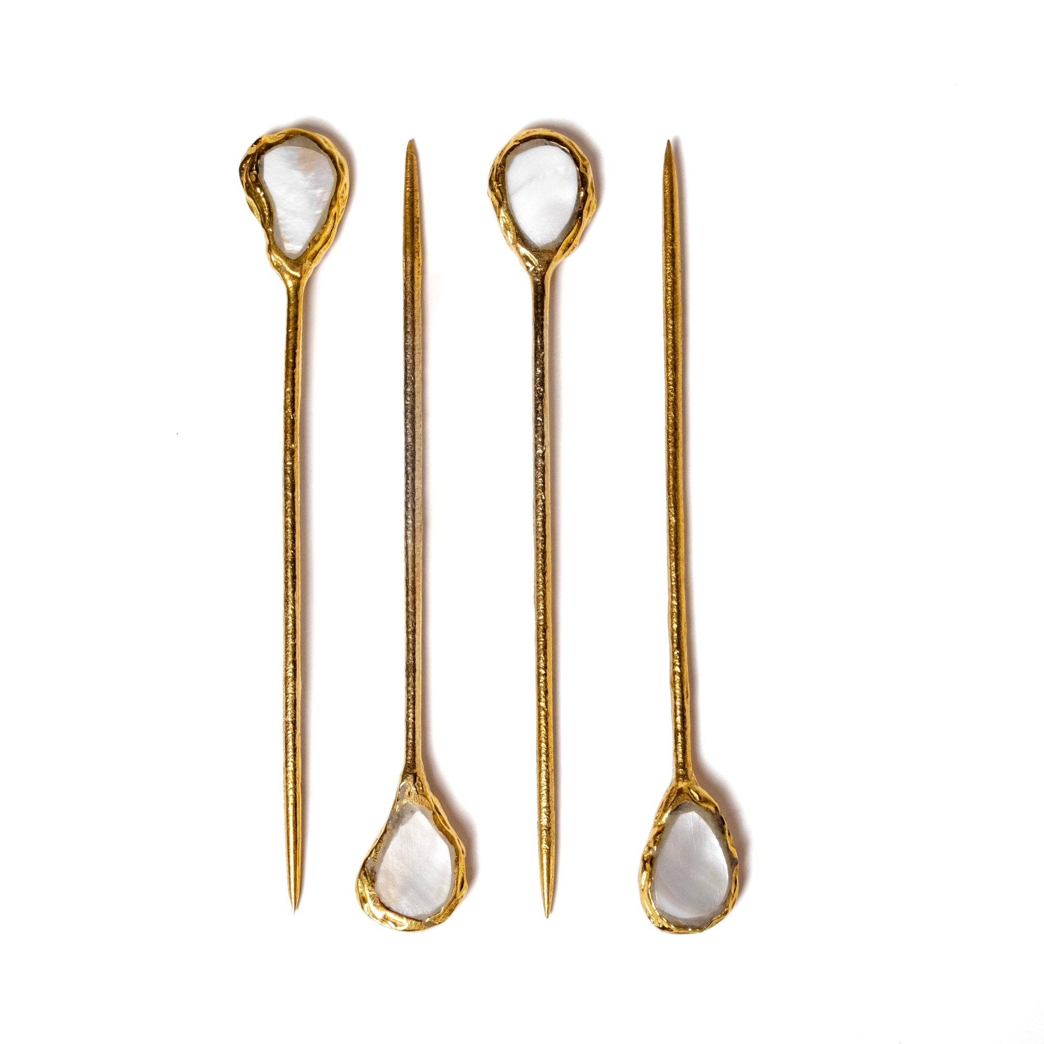 NEW: Oyster Pearl Cocktail Pick Set