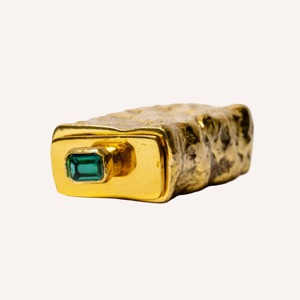 Brass Gemstone Matchbox