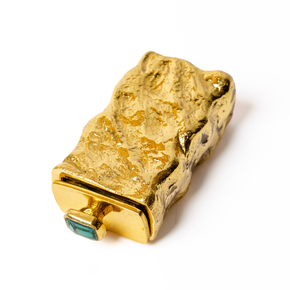 Brass Gemstone Matchbox