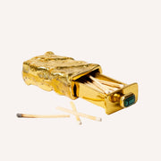 Brass Gemstone Matchbox
