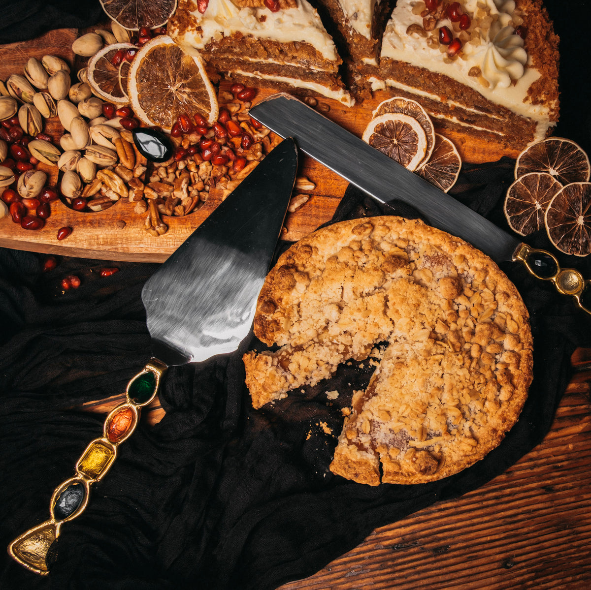 Gemstone Cake Serving Set