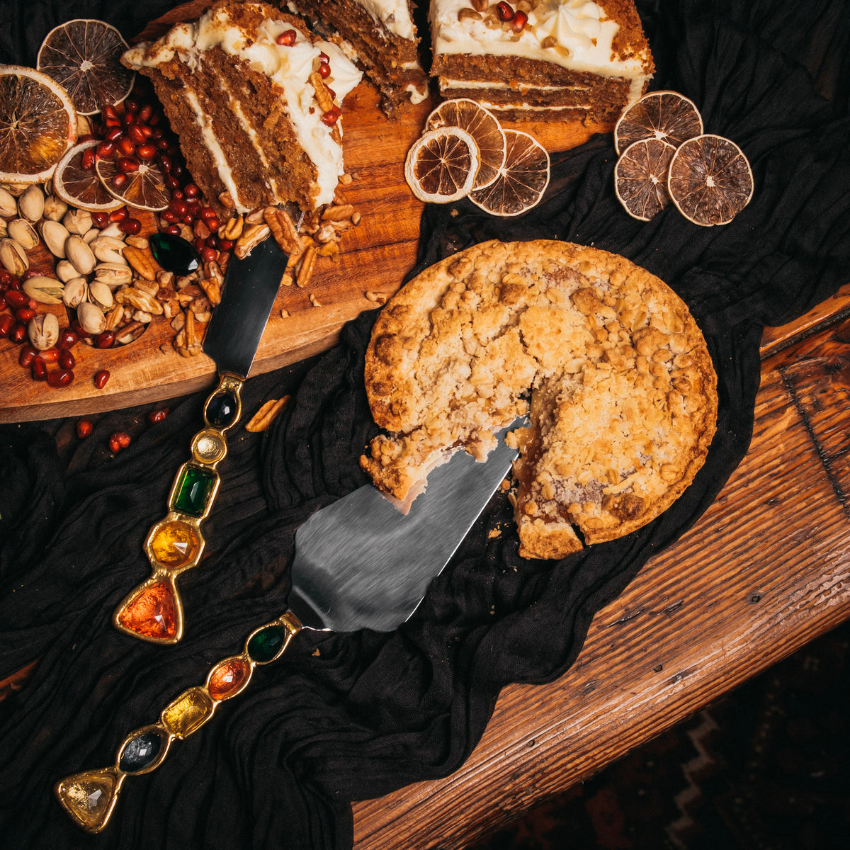 Gemstone Cake Serving Set