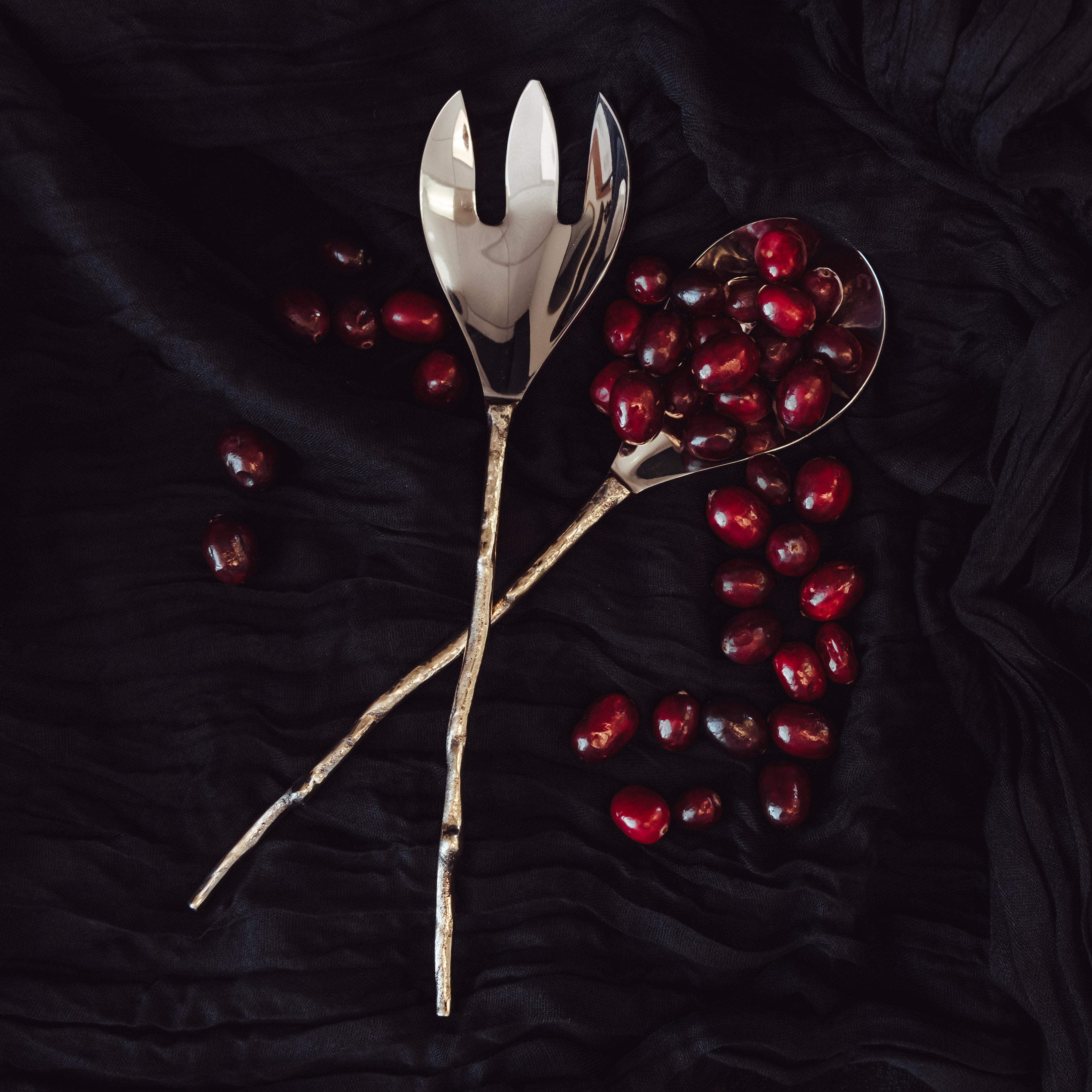 Olive Branch Serving Spoon Set