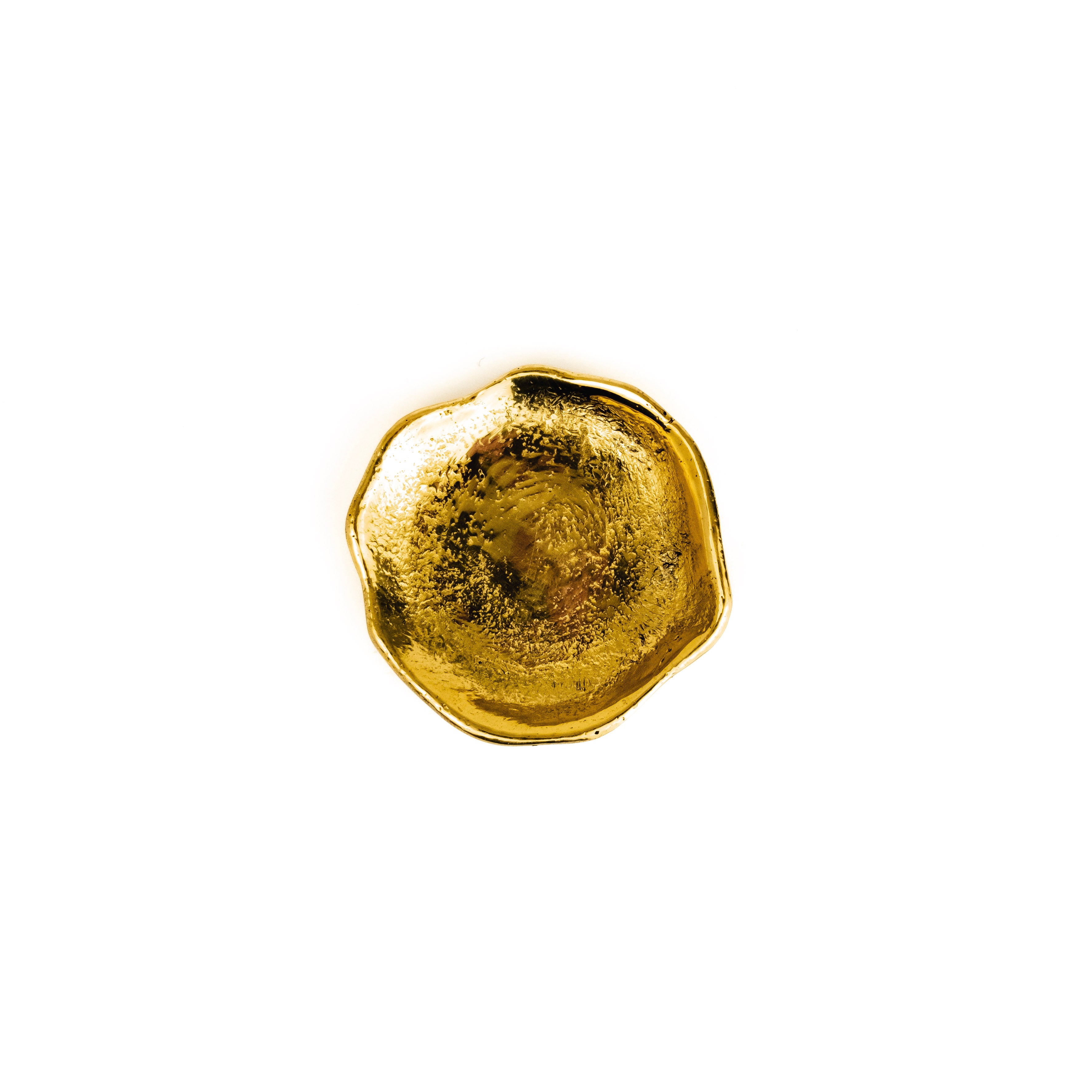 Olive Pit Dish- Brass