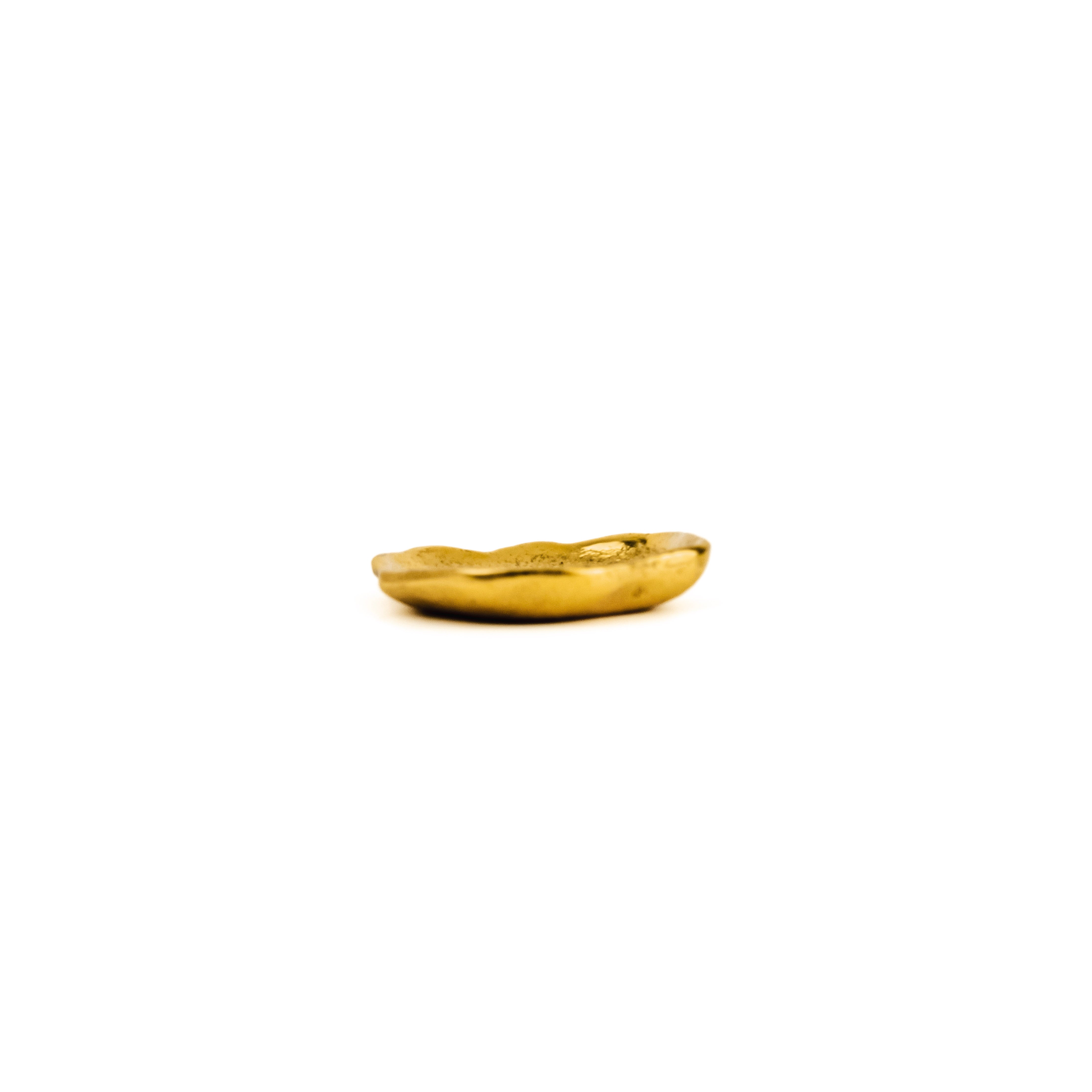 Olive Pit Dish- Brass