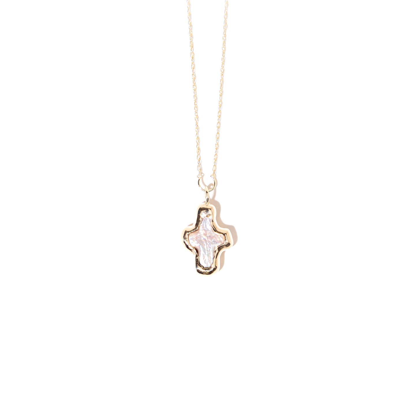 Pearl Cross Necklace