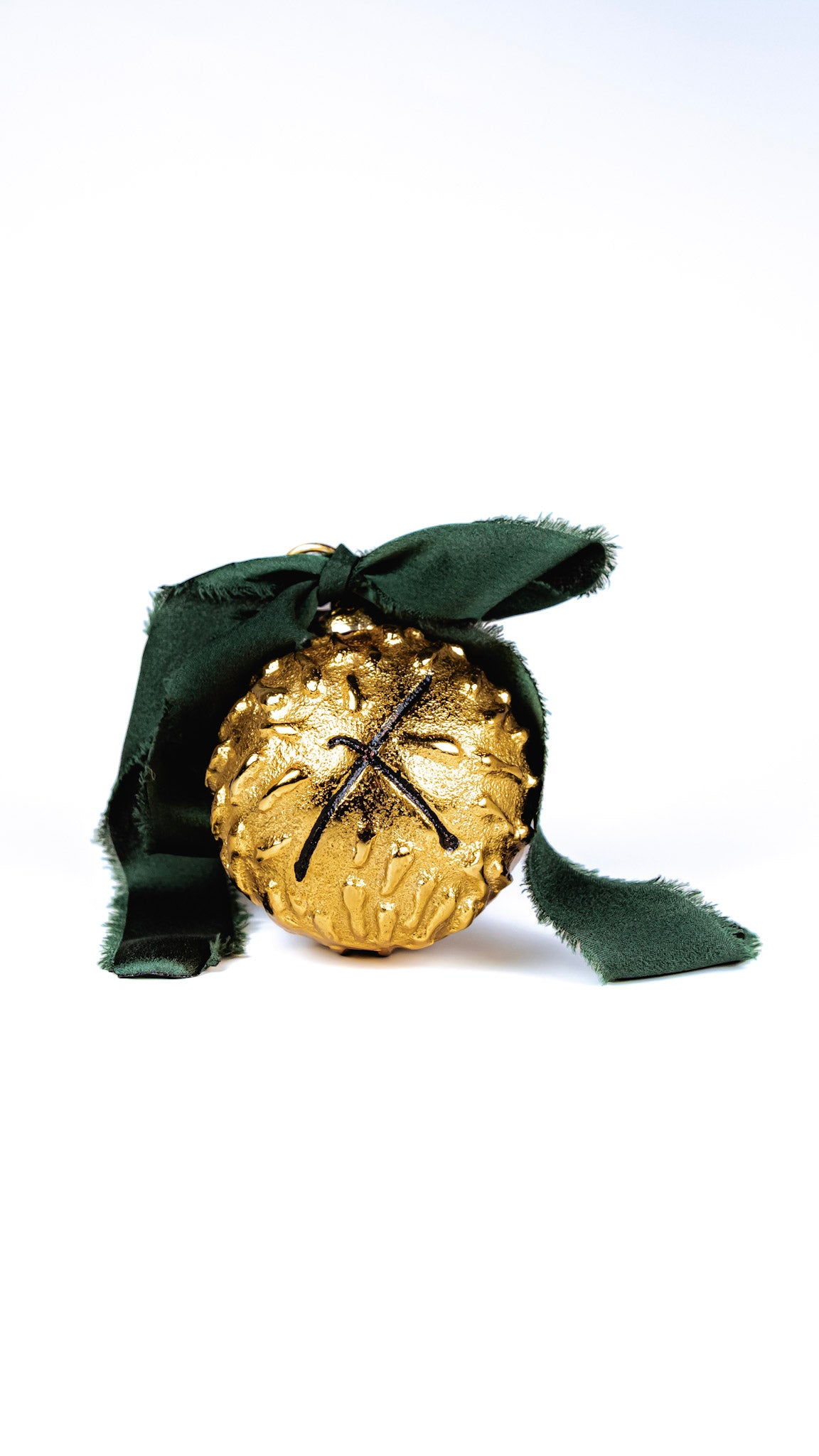 Sand Drip Round Ornament