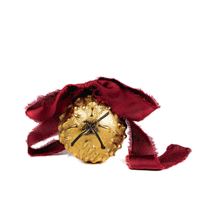 Sand Drip Round Ornament