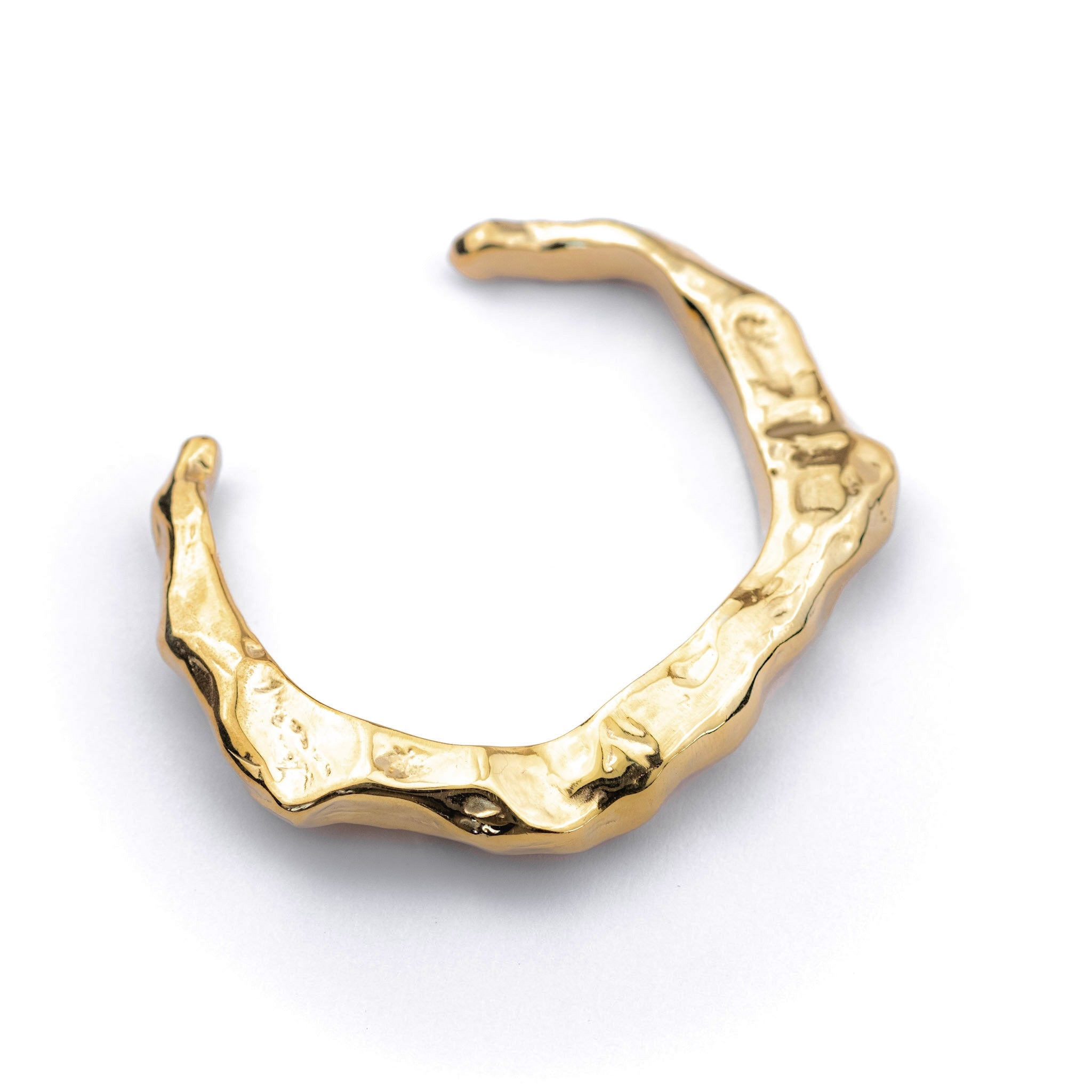 Organic Cuff- Gold Vermeil