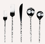 SAMPLE SALE: Sand Drip Flatware Five Piece Set