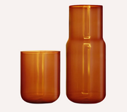 Gry Mattr Tinted Glass Carafe - Amber