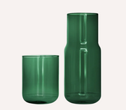 Gry Mattr Tinted Glass Carafe - Forest