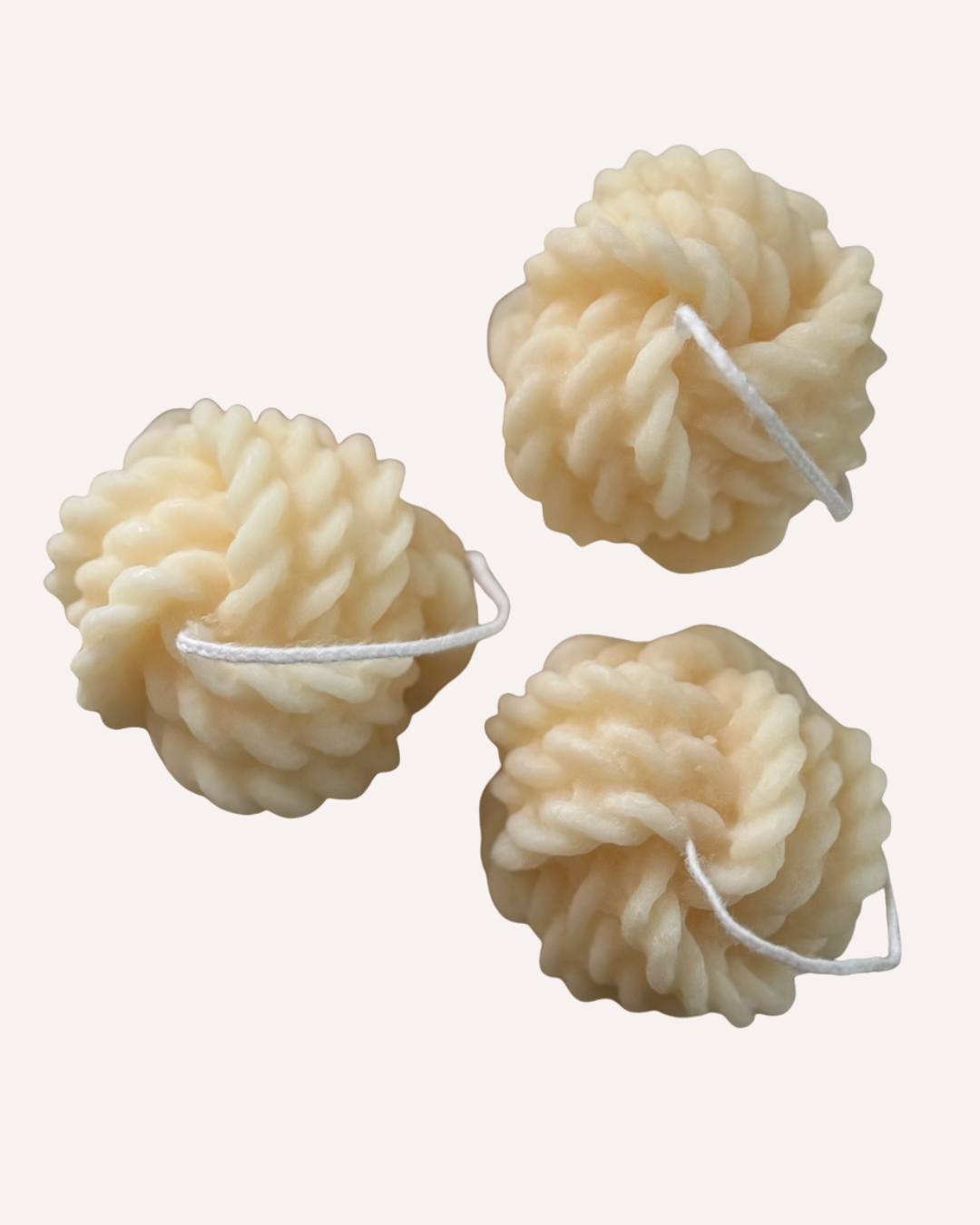 Rope Knot Sculptural Candle