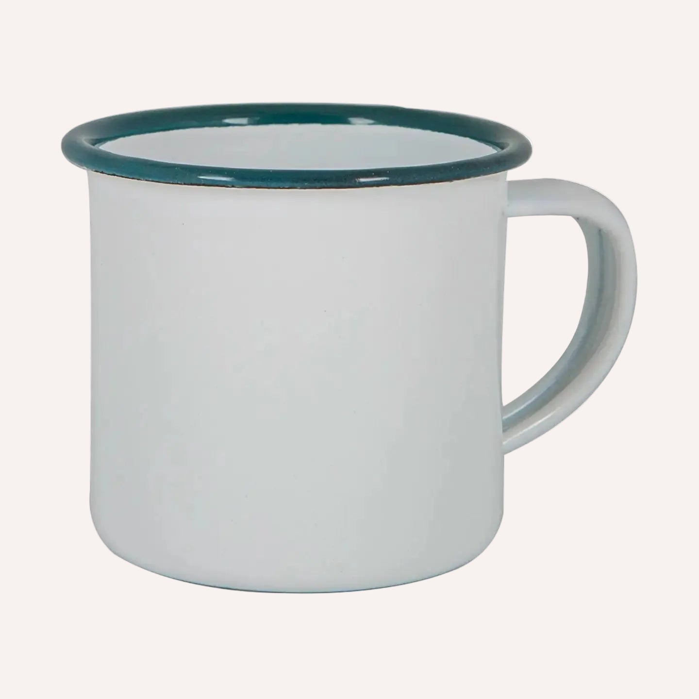 White + Sea Enamel Espresso Cup -Argon Tableware