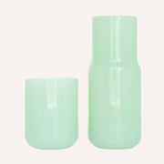 Gry Mattr Tinted Glass Carafe - Jade