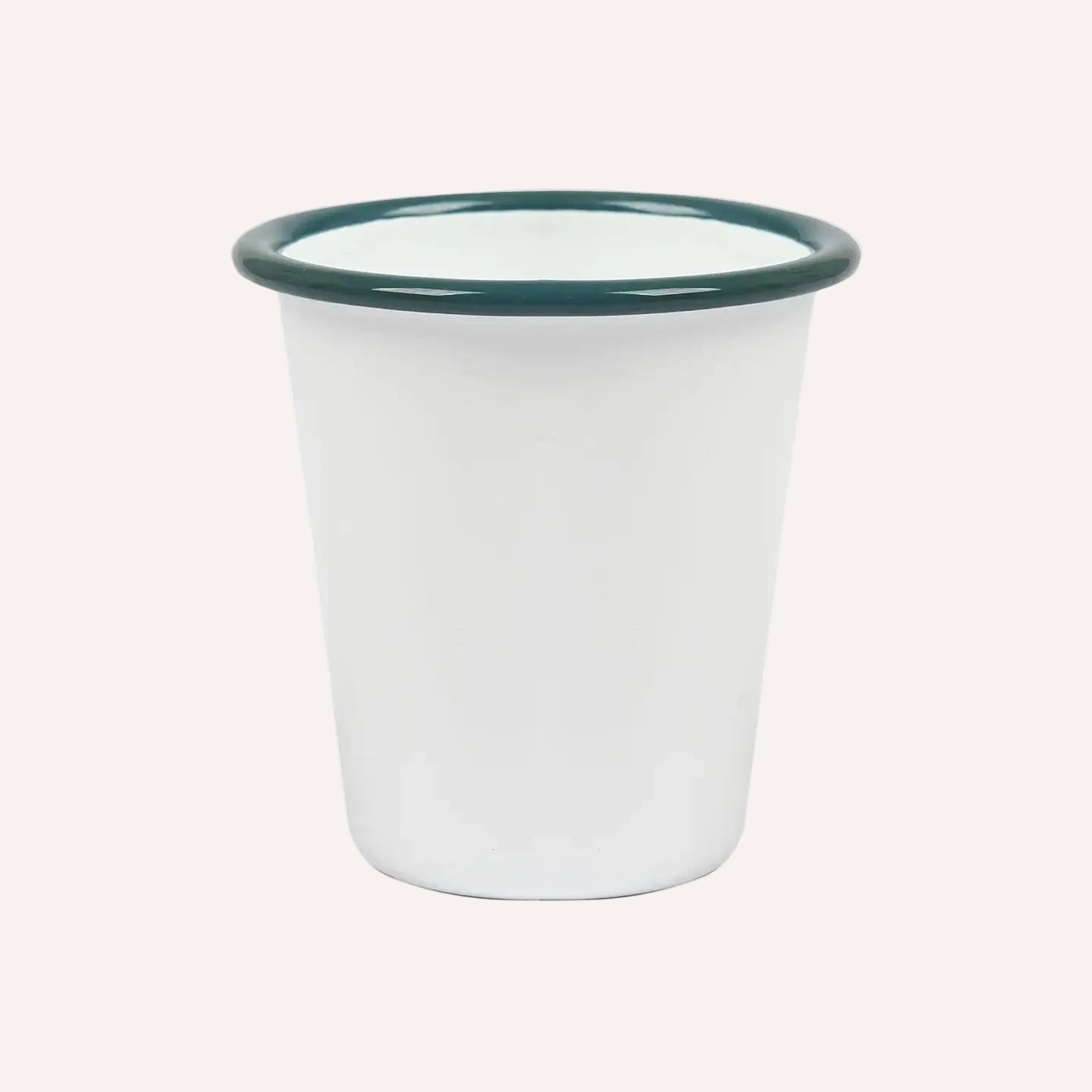 White + Sea Enamel Tumbler by Argon Tableware