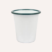 White + Sea Enamel Tumbler by Argon Tableware