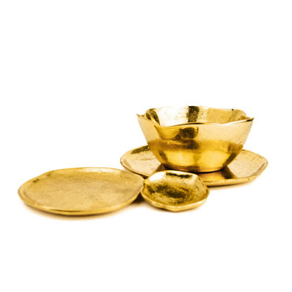 Dinner Plate- Brass
