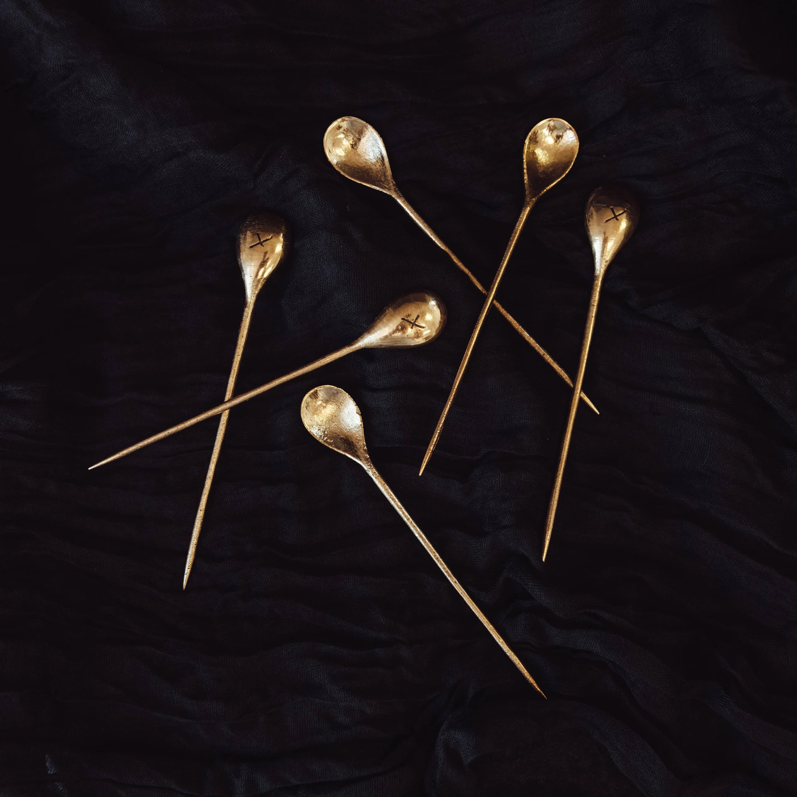 X Spoon Picks- Set of 4