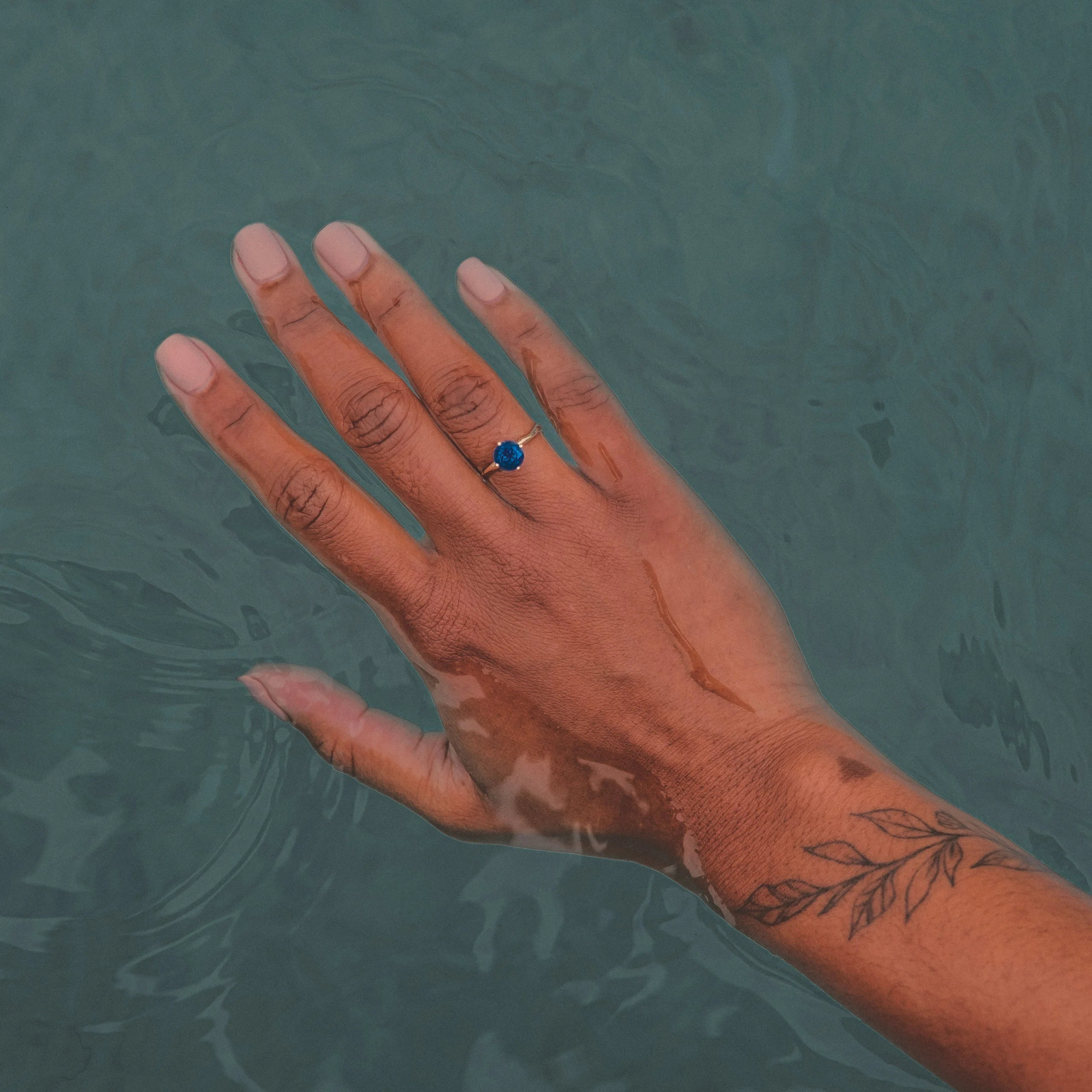 Sapphire Seas Ring