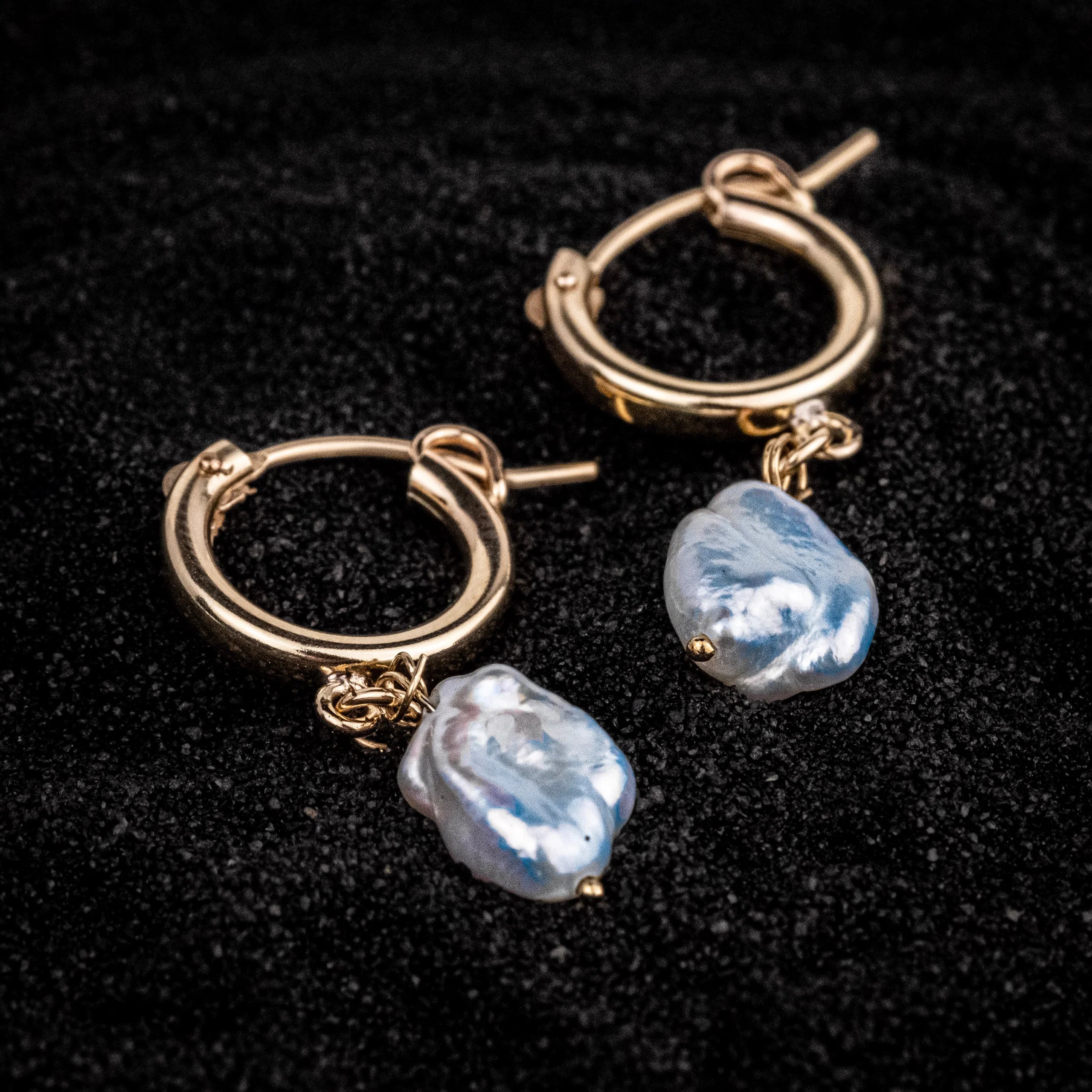 Charmed Hoop and Pearl