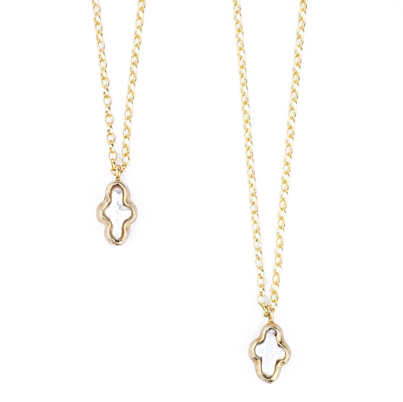 Pearl Cross Necklace
