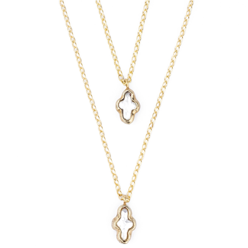Pearl Cross Necklace