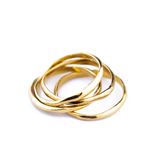 Gold Mini Seven Sea Ring