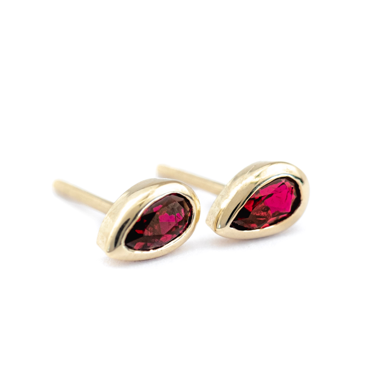 Marea Ruby Studs