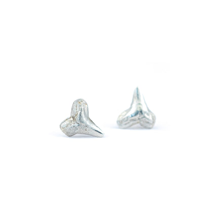Shark Teeth Studs: Sterling Silver